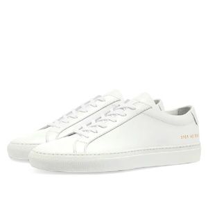 Common Projects women white leather low top Achilles sneakers 8